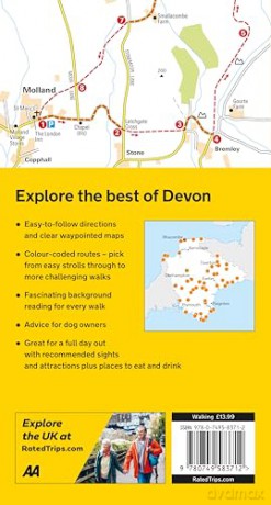50 Walks In Devon (AA 50 Walks) (Walks UK) Paperback [KSIĄŻKA]