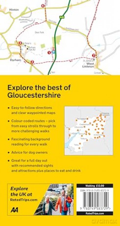 50 Walks In Gloucestershire (AA 50 Walks) (Walks UK) Paperback [KSIĄŻKA]