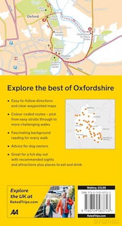 50 Walks In Oxfordshire (AA 50 Walks) (Walks UK) Paperback [KSIĄŻKA]