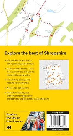 50 Walks In Shropshire (AA 50 Walks) (Walks UK) Paperback [KSIĄŻKA]