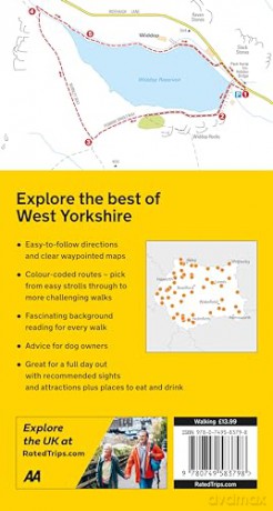50 Walks In West Yorkshire (AA 50 Walks) (Walks UK) Paperback [KSIĄŻKA]