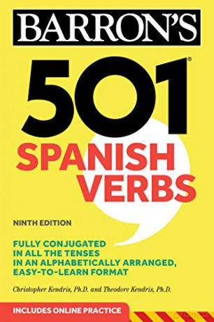 501 Spanish Verbs, Ninth Edition (Barron's 501 Verbs) - Christopher Kendris Ph.D. [KSIĄŻKA]