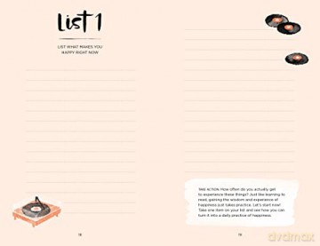52 Lists for Happiness Floral Pattern: Weekly Journaling Inspiration for Positivity, Balance, and Joy (A Guided Self-Ca re Journal with Prompts, Photos, and Illustrations) - Moorea Seal [KSIĄŻKA]