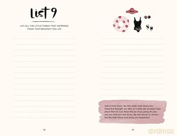 52 Lists for Happiness Floral Pattern: Weekly Journaling Inspiration for Positivity, Balance, and Joy (A Guided Self-Ca re Journal with Prompts, Photos, and Illustrations) - Moorea Seal [KSIĄŻKA]