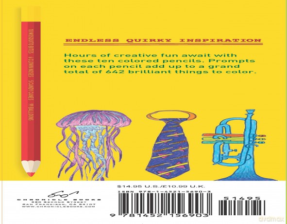 642 Things to Draw Colored Pencils - Chronicle Books [KALENDARZ]
