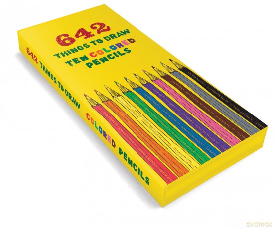 642 Things to Draw Colored Pencils - Chronicle Books [KALENDARZ]