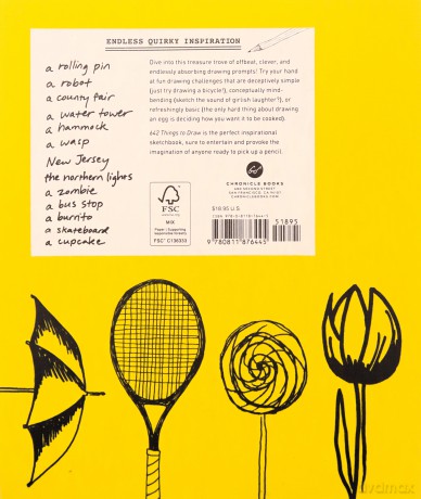 642 Things to Draw: Inspirational Sketchbook to Entertain and Provoke the Imagination: Journal - Chronicle Books [KSIĄŻKA]