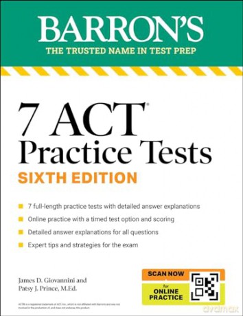 7 ACT Practice Tests, Sixth Edition + Online Practice (Barron's ACT Prep) - Patsy J. Prince M.Ed. [KSIĄŻKA]