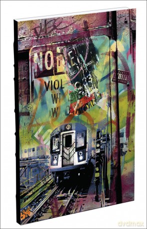 7-Train Sketchbook: Large Format Hardcover Sketchbook - Jake Wallace [KSIĄŻKA]