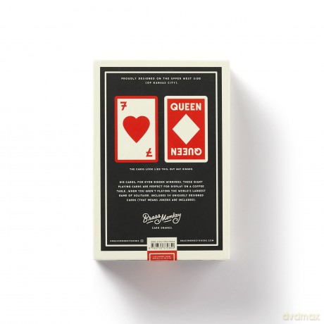 A Big Deal Giant Playing Cards - Brass Monkey [KARTY]