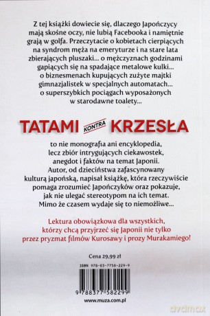 Tatami Kontra Krzesła - Rafał Tomański [KSIĄŻKA]