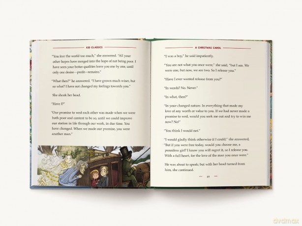 A Christmas Carol - Kid Classics: The Classic Edition Reimagined Just-for-Kids! (Kid Classic #7): The Illustrated Just-for-Kids Edition - Charles Dickens [KSIĄŻKA]