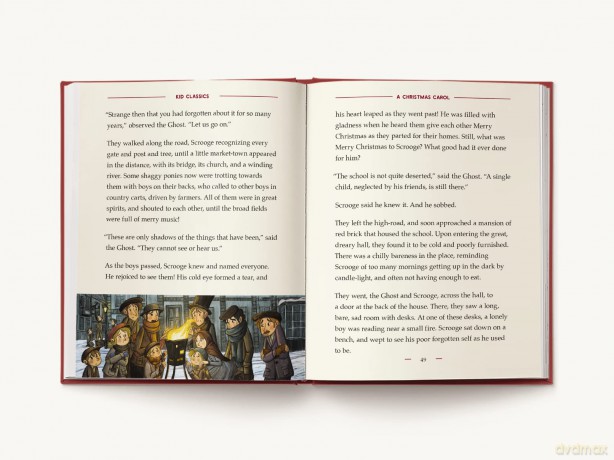 A Christmas Carol - Kid Classics: The Classic Edition Reimagined Just-for-Kids! (Kid Classic #7): The Illustrated Just-for-Kids Edition - Charles Dickens [KSIĄŻKA]