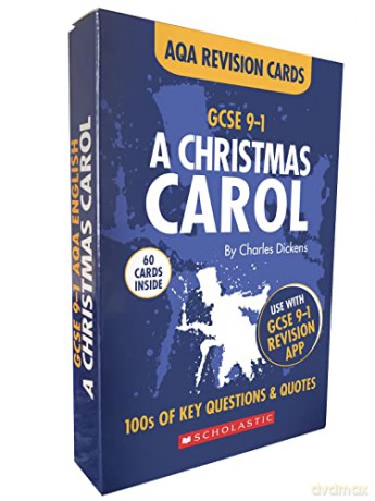 A Christmas Carol: GCSE Revision Cards for AQA English Literature with free app (GCSE Grades 9-1 Revision Cards) - Alison Powell [KSIĄŻKA]
