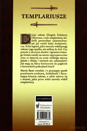 Templariusze Mity I Rzeczywistość - Martin Bauer [KSIĄŻKA]