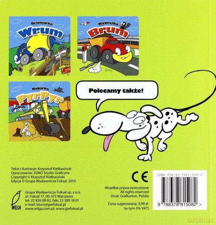 Walec Drogowy Pafpaf - Krzysztof Kiełbasiński [KSIĄŻKA]
