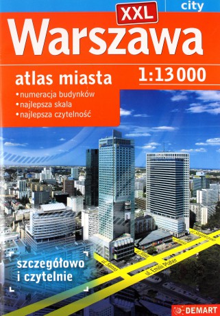Warszawa XXL Atlas Miasta 1:13 000 [KSIĄŻKA]