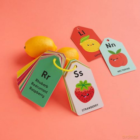 A is for Avocado Ring Flash Cards - Mudpuppy [KALENDARZ]