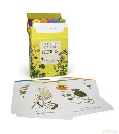A Kitchen Full of Herbs: A Practical Card Deck (Kew Experts) - Holly Farrell [KSIĄŻKA]