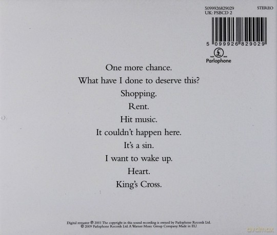 Pet Shop Boys: Actually [CD]