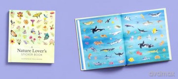 A Nature Lover's Sticker Book [KSIĄŻKA]