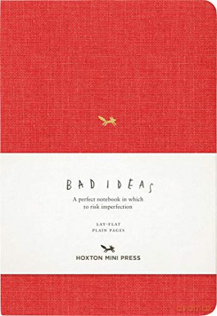 A Notebook for Bad Ideas - Red/Plain: A Perfect Notebook in Which to Risk Imperfection - Hoxton Mini Press [KSIĄŻKA]