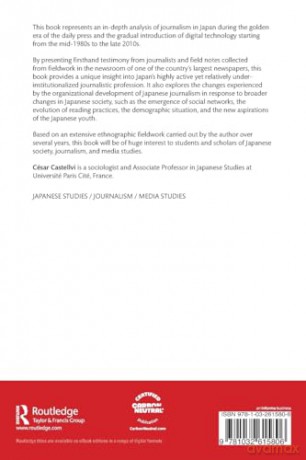 A Sociology of Journalism in Japan: The Last Empire of the Press (Nissan Institute/Routledge Japanese Studies) - César Castellvi [KSIĄŻKA]