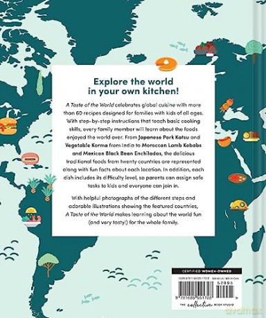 A Taste of the World: Celebrating Global Flavors: Celebrating Global Flavors (Cooking with Kids) - Rowena Scherer [KSIĄŻKA]