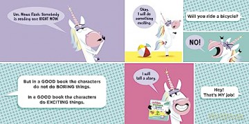 A Unicorn, a Dinosaur, and a Shark Were Riding a Bicycle - Fenske [KSIĄŻKA]