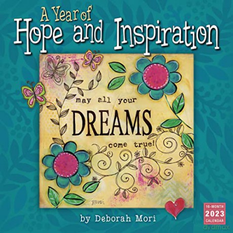 A Year of Hope and Inspiration 2023 Calendar (WALL 16 MONTH) - Deb Mori [KALENDARZ]