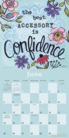 A Year of Hope and Inspiration 2023 Calendar (WALL 16 MONTH) - Deb Mori [KALENDARZ]