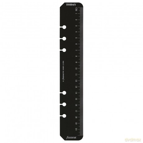 A5 Ruler page marker black [KSIĄŻKA]