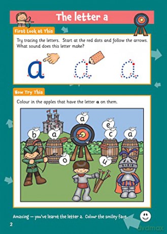 ABC Activity Book for Ages 3-5: perfect for learning the alphabet (CGP Reception Activity Books and Cards) - CGP Books [KSIĄŻKA]