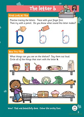 ABC Activity Book for Ages 3-5: perfect for learning the alphabet (CGP Reception Activity Books and Cards) - CGP Books [KSIĄŻKA]
