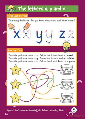 ABC Activity Book for Ages 3-5: perfect for learning the alphabet (CGP Reception Activity Books and Cards) - CGP Books [KSIĄŻKA]