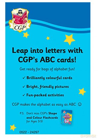 ABC Flashcards for Ages 3-5: perfect for learning the alphabet (CGP Reception Activity Books and Cards) - CGP Books [KSIĄŻKA]