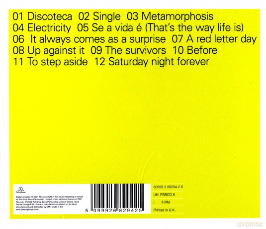 Pet Shop Boys: Bilingual [CD]