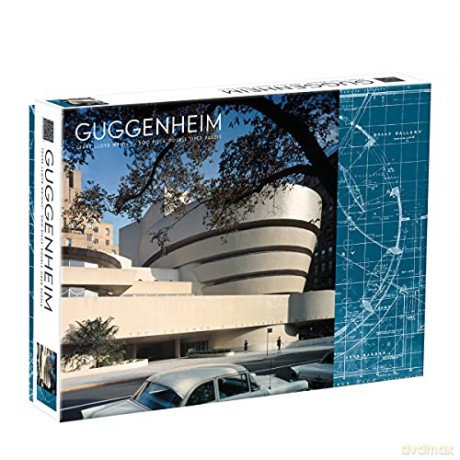 Abrams Frank Lloyd Wright Guggenheim 2-Sided 500 Piece Puzzle, 735362300 - Galison [PUZZLE]