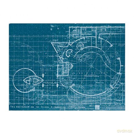 Abrams Frank Lloyd Wright Guggenheim 2-Sided 500 Piece Puzzle, 735362300 - Galison [PUZZLE]