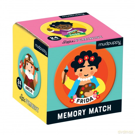 Abrams Little Feminist Mini Memory Match - Galison Mudpuppy [KSIĄŻKA]