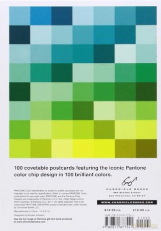 Abrams Pantone Postcard Box: 100 Postcards - Pantone Inc [KSIĄŻKA]