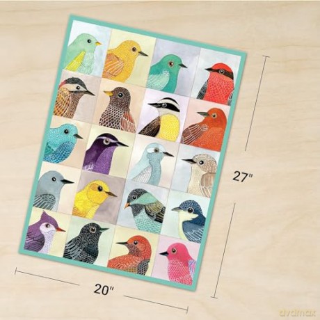 Abrexin Avian Friends 1000 Piece Puzzle, 9780735333413 - Galison [PUZZLE]