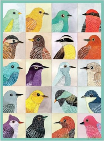 Abrexin Avian Friends 1000 Piece Puzzle, 9780735333413 - Galison [PUZZLE]
