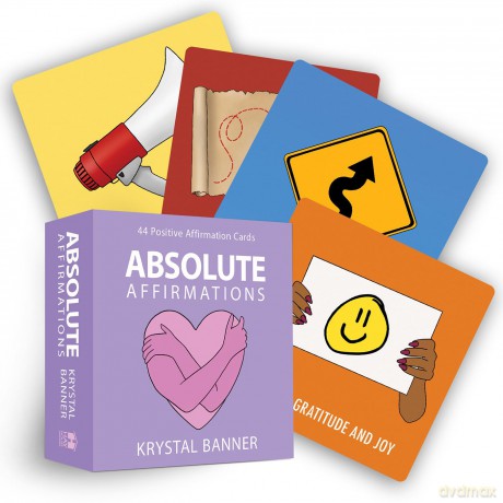 Absolute Affirmations: 44 Positive Affirmation Cards - Krystal Banner [KSIĄŻKA]