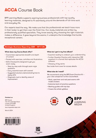 ACCA Strategic Business Reporting: Course Book - BPP Learning Media [KSIĄŻKA]