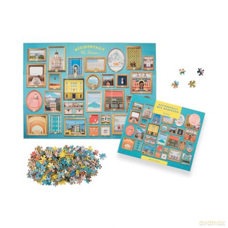 Accidentally Wes Anderson Jigsaw Puzzle - Wally Koval [KSIĄŻKA]