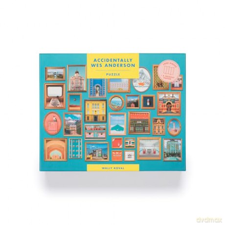 Accidentally Wes Anderson Jigsaw Puzzle - Wally Koval [KSIĄŻKA]