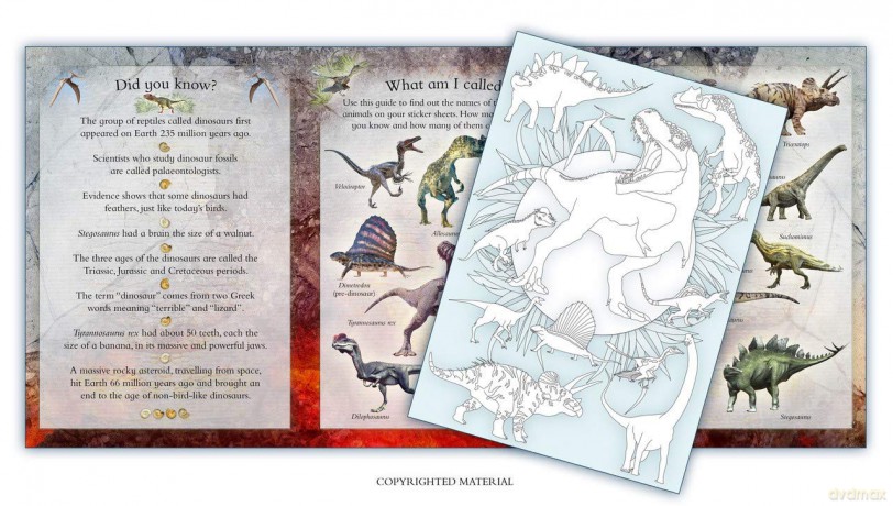 Activity Pack: Dinosaur: Part of the Activity Pack Nature Series for Children Aged 3 to 8 Years - Andrea Pinnington [KSIĄŻKA]