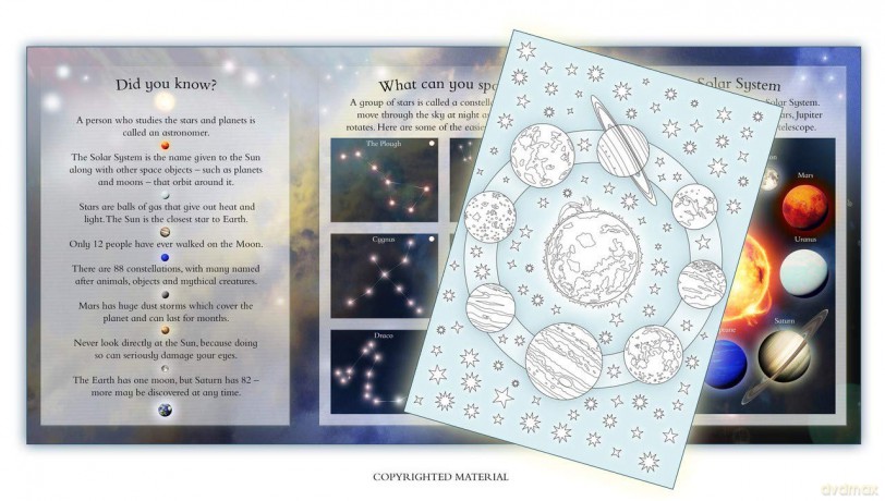 Activity Pack: Starry Night: Part of the Activity Pack Nature Series for Children Aged 3 to 8 Years - Andrea Pinnington [KSIĄŻKA]