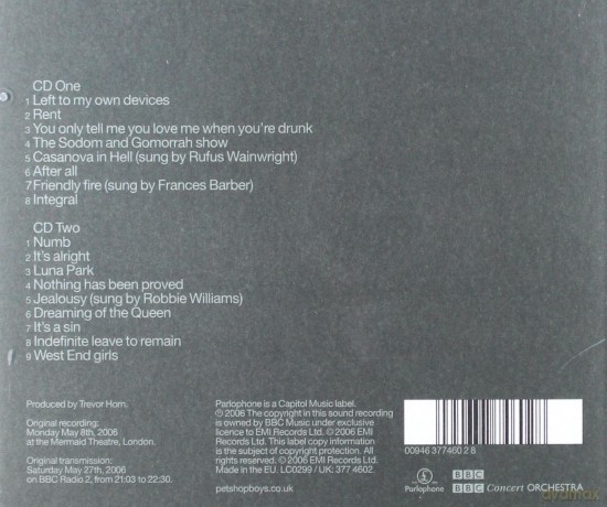 Pet Shop Boys: Concrete - In Concert At The Mermaid [2CD]
